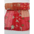 thumbnail image 2 of Patchwork Quilt Kantha Quilt Handmade Vintage Quilts Assorted Bedding Throw Blanket Bedspread Quilting Mixed Hippie Quilts AandETextileHouse, 2 of 4