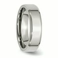 thumbnail image 4 of Stainless Steel Beveled Edge 6mm Polished Band Ring 8.5 Size, 4 of 6