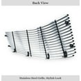 thumbnail image 3 of APS Compatible with Cadillac CTS 2003-2007 Main Upper Stainless Steel Silver 8x6 Horizontal Billet Grille Insert A85368C, 3 of 7