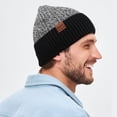 thumbnail image 4 of Winter Beanie Hat for Men Women: Warm Fleece Lined Beanie Knit Ski Stocking Cap Cuffed Cap for Cold Weather Running, 4 of 7