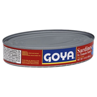 Goya Sardines in Tomato Sauce 15 oz (Pack of 24)