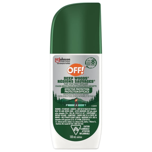 OFF! Deep Woods 25% Deet Insect Repellent Pump Spray