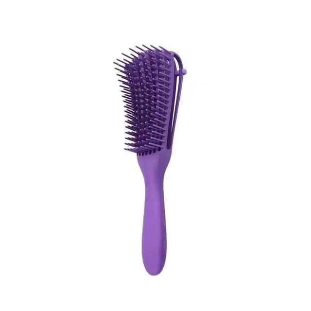 Oubit Brosse Démêlante à Rangée, Brosse Démêlante à 8 Rangées Brosse de Coiffage à Rangée Brosse Démêlante Performance Puissante
