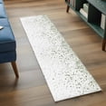 thumbnail image 3 of Green Polka Dot Washable Area Rug 2x6 Watercolor Green Gradient Abstract Modern Low-Profile Area Rugs with Non Slip Backing Indoor Floor Carpet for Entrance Living Room Bedroom Home Office, 3 of 9