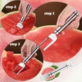 thumbnail image 4 of Promotion!Herramienta de corte de sandía de acero inoxidable Tenedor de sandía multifuncional Cortar divisor de melón Corte creativo Herramienta de corte de melón Tenedor de fruta, 4 of 4