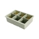 thumbnail image 1 of Toystoory Molde de silicona para cubitos de hielo, reutilizable, lavable, Flexible, resistente al calor, 6 rejillas, vino, refrescos, barra, Type2 NO2, 1 of 6