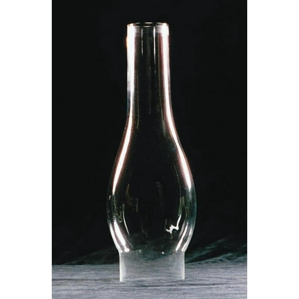 Clear Glass Oil Lamp Chimney Oval, Hurricane Lamp Glass Shades Replacements
