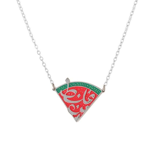 EZLIFE Nuevo collar expansible negro de Palestina con los colores de la bandera de Palestina S3E6 y H1B7