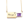 thumbnail image 1 of Chestry Elements Period Table Transition Metals Ruthenium Ru Letter Envelope Necklace Pendant Jewelry, 1 of 3