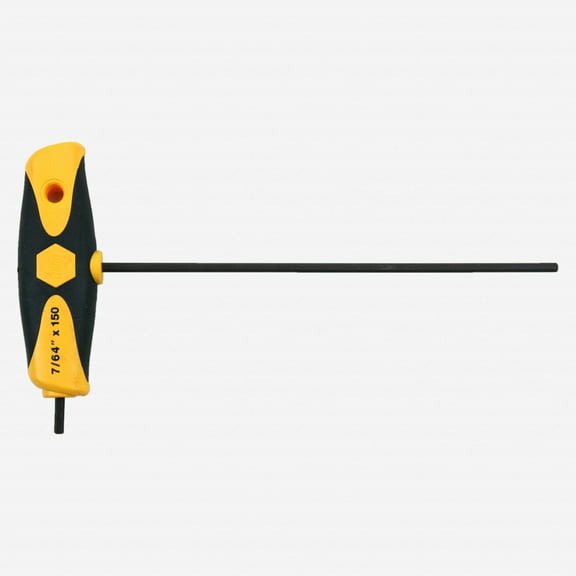 Wiha 33418 5/64 x 5.9" Soft Grip Dual Drive Hex T-handle