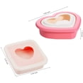thumbnail image 3 of Paquete de 2 cortadores y selladores de sándwich, moldes para sándwiches de bolsillo para bricolaje, divertidos cortadores de sándwich para niños y familia, forma de corazón y cuadrado, para hacer sándwiches Ormromra DLM84, 3 of 6