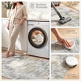 thumbnail image 4 of CHITOOMA 5'x7' Area Rugs for Living Room, Machine Washable Abstract Distressed Rugs Indoor Neutral Carpet Rugs for Bedroom Dining Room Office with Non-Slip Backing, Stain Resistant, Beige, 4 of 9