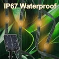 thumbnail image 4 of Neoglint 20Meters/65.6Ft 200LEDs Solar Powered Fairy String Light with Controller IP67 Water Resistance Built-in 1200mAh High Capacity Rechargeable Cell for Patio Yard Garden Wedding Function, 4 of 9