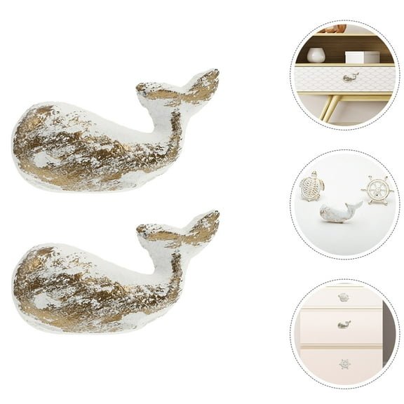 ELAYARD 2Pcs Multi Iron Cabinet Knobs Vintage Drawer Handles Durable Chic Replacement