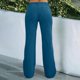 thumbnail image 3 of Pantalones acampanados SCZ Mujer Cintura media Azul marino L, 3 of 6
