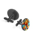 thumbnail image 2 of Basketball Mens Stainless Steel Cufflink Set for Dress Shirts - Formal Events and Business Meetings, 2 of 6