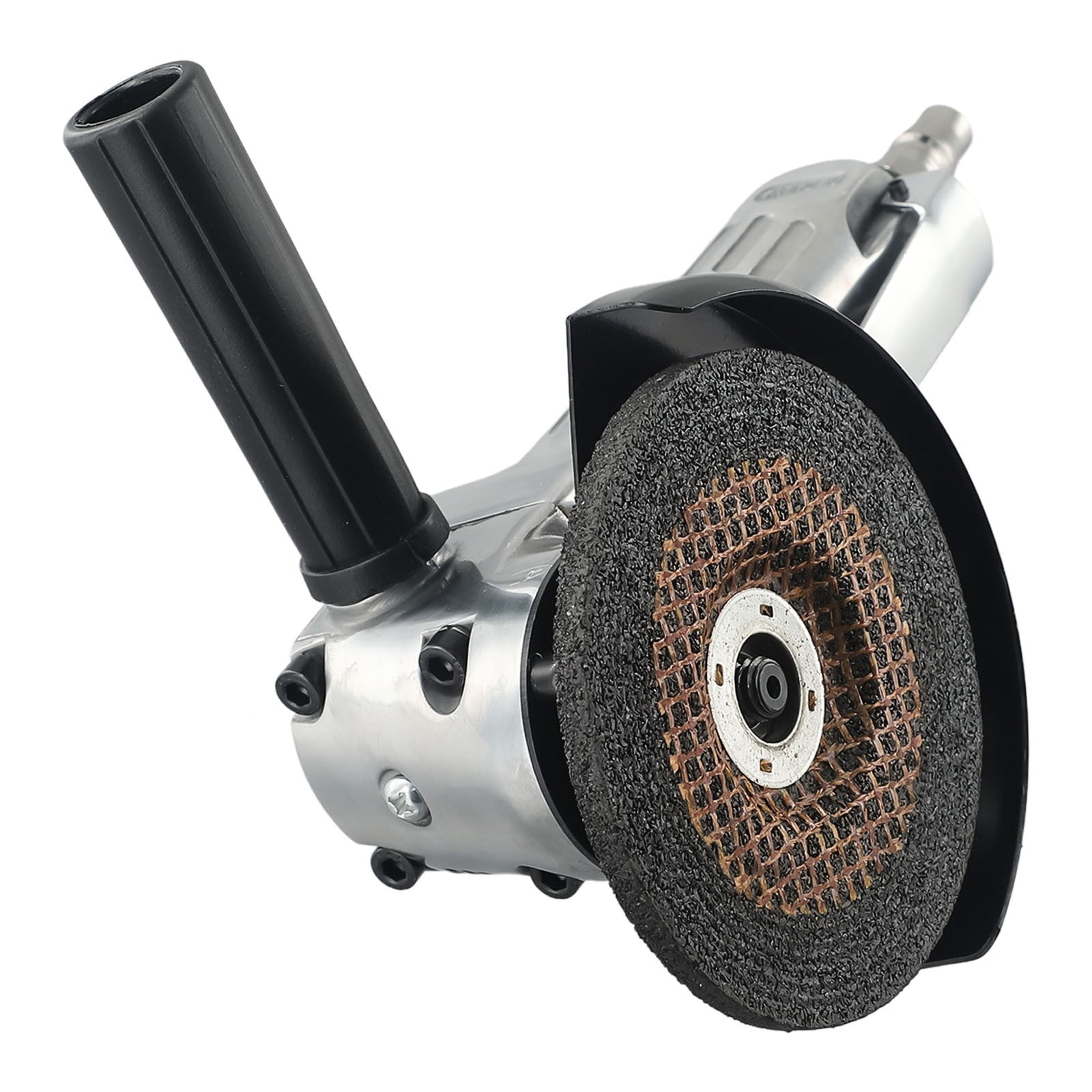Pneumatic Angle Grinder 4In Angle Air Die Grinder with Auxiliary Handle Polisher 11000rpm 0.8mpa for Cutting Grinding Polishing