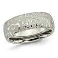 thumbnail image 1 of Mens 8mm Titanium Brushed and Polished Band Ring, 1 of 4