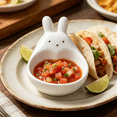 thumbnail image 2 of Ceramic Animal Dipping Bowl | Small Snack Bowls for Sauces, Candy & Fruit | Food Prep & Serving Dishes for Kitchen, Dining & Parties | Porcelain Mini Bowls for Appetizers, Ice Cream & Desserts | 1pc, 2 of 6