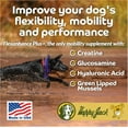 thumbnail image 4 of Happy Jack® Flexenhance™  Plus + HA Dog Hip and Joint Supplement with Skin & Coat Support (80 Chewable Tabs), Improve Flexibility & Mobility, Glucosamine, Green Lipped Mussel, Fish Oil, 4 of 8