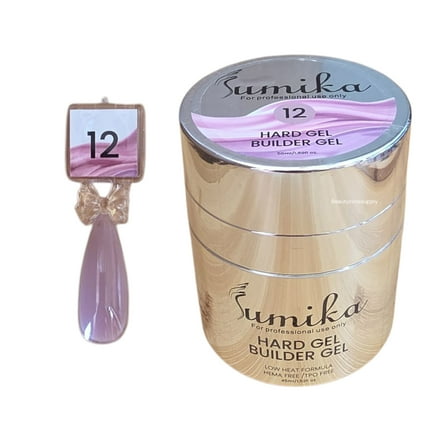 Sumika HEMA  TPO Free Builder Gel in Jar 50mL 1.69 oz Color 12