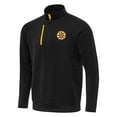 thumbnail image 2 of Men's Antigua Black Boston Bruins Generation Quarter-Zip Pullover Top, 2 of 3