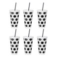 thumbnail image 1 of Vaso reutilizable de fútbol de 710 ml, botella de plástico de 24 oz, vaso con temática de fútbol, artículos para fiestas deportivas, recuerdos de fiesta., 1 of 8