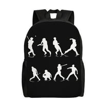 Men Women Baseball Players Laptop Backpack For Outdoor Camping Travel Daypack Casual Bag