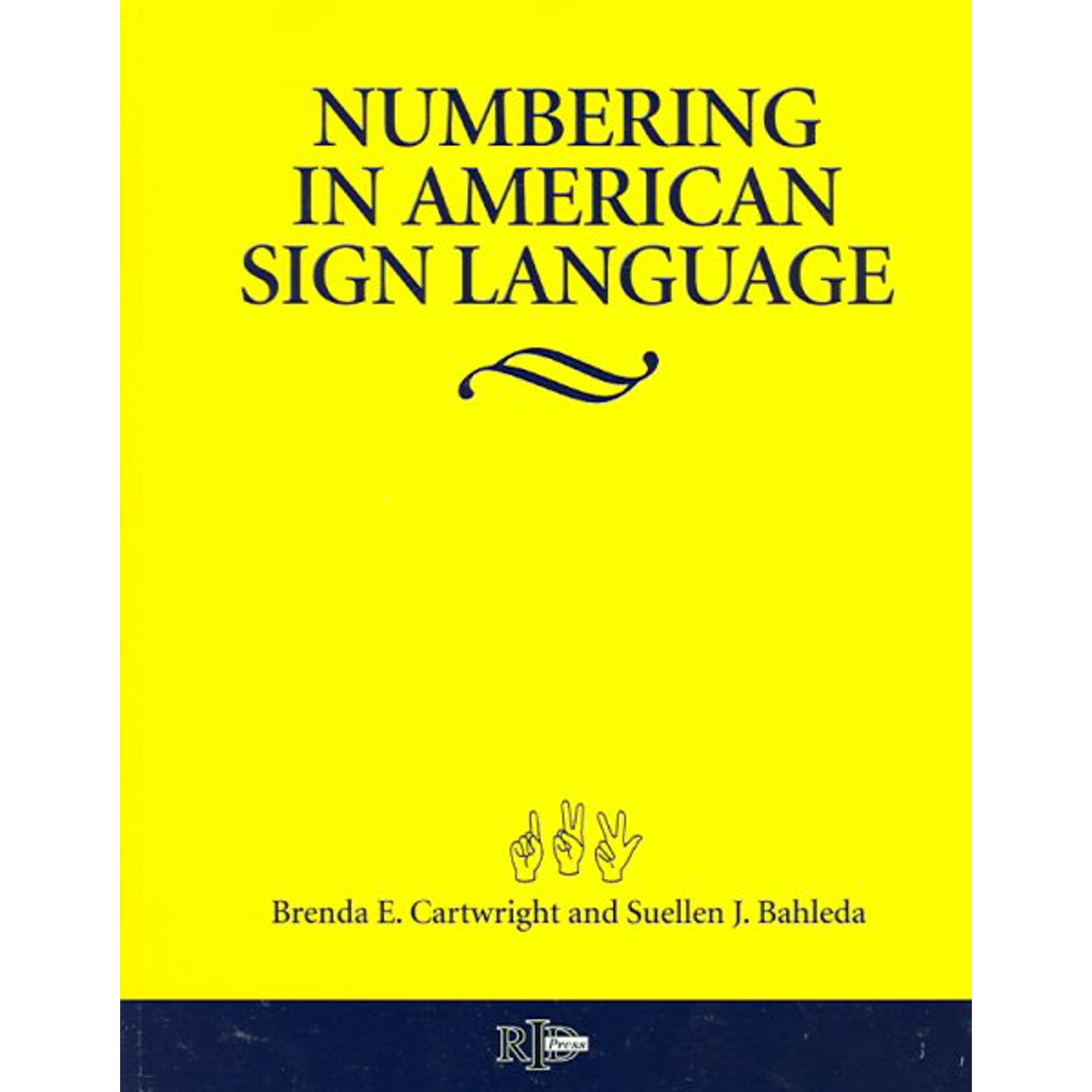 Harris Communications B981 Numbering in American Sign Language