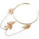 thumbnail image 3 of Pulsera de mano con colgante de cadena y borlas de hojas geométricas para mujer, 1 unidad, 3 of 3