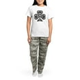 thumbnail image 4 of CafePress - Celtic Shamrock Women's Light Pajamas - Women's Short Sleeve Print T-Shirt and Pants Light Cotton Pajama Set, 4 of 7