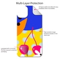 thumbnail image 4 of DistinctInk Custom SKIN / DECAL compatible with OtterBox Symmetry for iPhone 11 Pro MAX (6.5" Screen) - Summer Vibes Bold Flower Chery Pink Yellow, 4 of 5