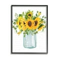 thumbnail image 5 of Stupell Industries Country Sunflowers Bouquet Vintage Script Text Pattern Graphic Art Black Framed Art Print Wall Art, Design by Lettered and Lined, 5 of 5