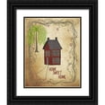 thumbnail image 1 of Murdock, Ramona 12x14 Black Ornate Wood Framed with Double Matting Museum Art Print Titled - Home Sweet Home, 1 of 4
