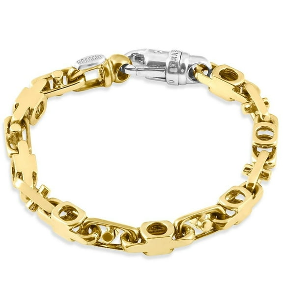 Pompeii Men's Designer Mariner 14k Gold (41gram) or Platinum (66gram) 7mm Link Bracelet 8"