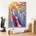 thumbnail image 5 of Epic Graffiti 'Architectural Business Couple' by David Chestnutt, Giclee Canvas Wall Art, 18"x26", 5 of 8