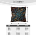 thumbnail image 4 of ZICANCN Retro Structure Lines Big Bang Throw Pillow Covers, Bed Couch Sofa Knit Decorative Pillow Covers for Living Room Farmhouse, 12"x12", 4 of 8