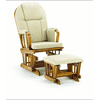 Shermag Glider and Ottoman Set-Finish:Pecan