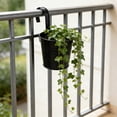 thumbnail image 6 of Kieccall Metal Iron Hanging Flower Pot Wall Mounted Planter Pot With Detachable Hooks for Indoor Outdoor Fence Balcony Garden Decor 6.3 Inch, 6 of 6