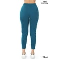 thumbnail image 3 of Women & Plus Cotton Elastic Waistband Athletic Ankle Length Jogger Sweatpant (NAVY, 2X), 3 of 3