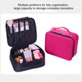 thumbnail image 3 of Makeup Bag Partition Organizer Large Capacity Travel Cosmetic Storage Bag, 3 of 8