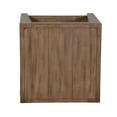 thumbnail image 3 of Yael Side End Table- Tapered Legs- 24 Inch Square Top- Light Brown, 3 of 5
