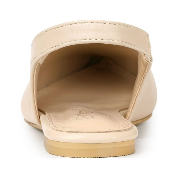 Sandalias Planas De Piel Sintética Allegra K Para Mujer | Punta Puntiaguda Y Deslizantes - Ideales Para Verano