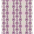 thumbnail image 3 of Floral Duvet Cover Set, Repetitive Vertical Aligned Floral Peduncles Leaves Corolla Delicate Pattern, Decorative 3 Piece Bedding Set with 2 Pillow Shams, Queen Size, Pale Taupe Purple, by Ambesonne, 3 of 3