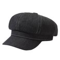 thumbnail image 4 of Womens Denim Newsboy Cap Cabbie Beret Hat With Visor Peaked Cap Casual Adjustable Denim Hat Headwear, 4 of 6
