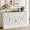 White, variant on Buffet Cabinet with Storage, 55" Large Sideboard Storage Cabinet with Drawer, 4 Doors and Shelves, Modern Farmhouse Coffee Bar Table Kitchen Island Credenza for Kitchen, Entryway, Dining, Living Room