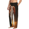 thumbnail image 2 of Kll Mens Pajama Pants For Men,Mens Lounge Pants,Funny Gifts For Men,Men'S Pajama Bottoms-Elephant Sunset In Kenya, 2 of 9