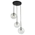 thumbnail image 4 of SC13193BK Artcraft Lighting Pinpoint - 3 Light Pendant In Urban Style-15.75 Inches Tall and 18.1 Inches Wide, 4 of 8