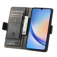 thumbnail image 3 of Compatible With Samsung Galaxy A34 5g Rfid Blocking Leather Wallet Case Card Holder Flip Folio Shockproof Cover, 3 of 3