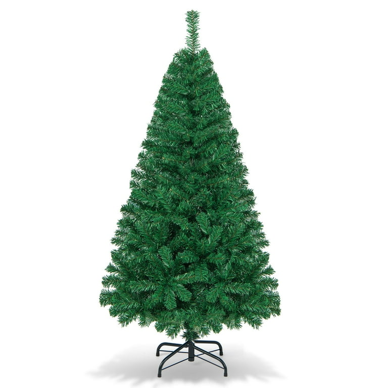 Costway 5Ft Artificial PVC Christmas Tree Stand Indoor Outdoor